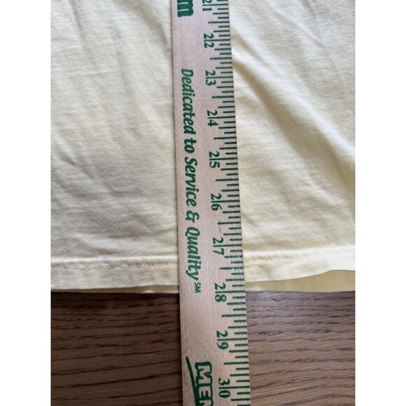 Shelly Cove Save the Turtles Yellow Long Sleeve Shirt Size Medium Comfort Wash - Picture 5 of 11